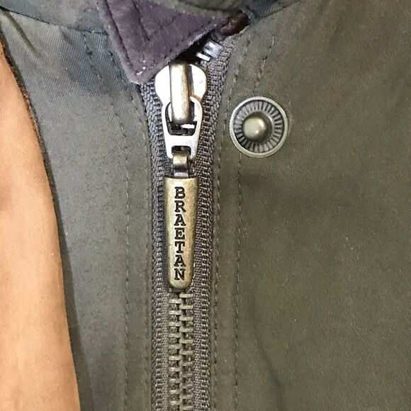 Braetan Dark Green Zip Parka with Removable Hood & Fleece Liner Men's 2X Pockets - Picture 4 of 14